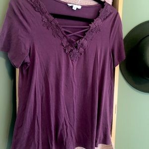 Deep Wine Color Top